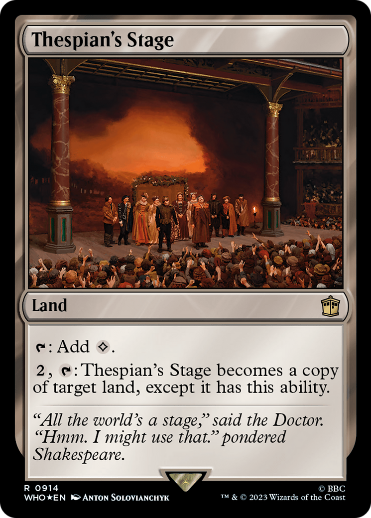 Thespian's Stage (Surge Foil) [Doctor Who] | Arkham Games and Comics