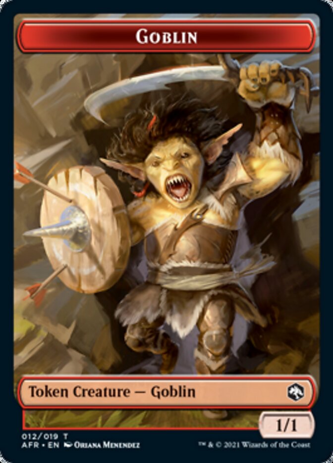 Dungeon of the Mad Mage // Goblin Double-Sided Token [Dungeons & Dragons: Adventures in the Forgotten Realms Tokens] | Arkham Games and Comics