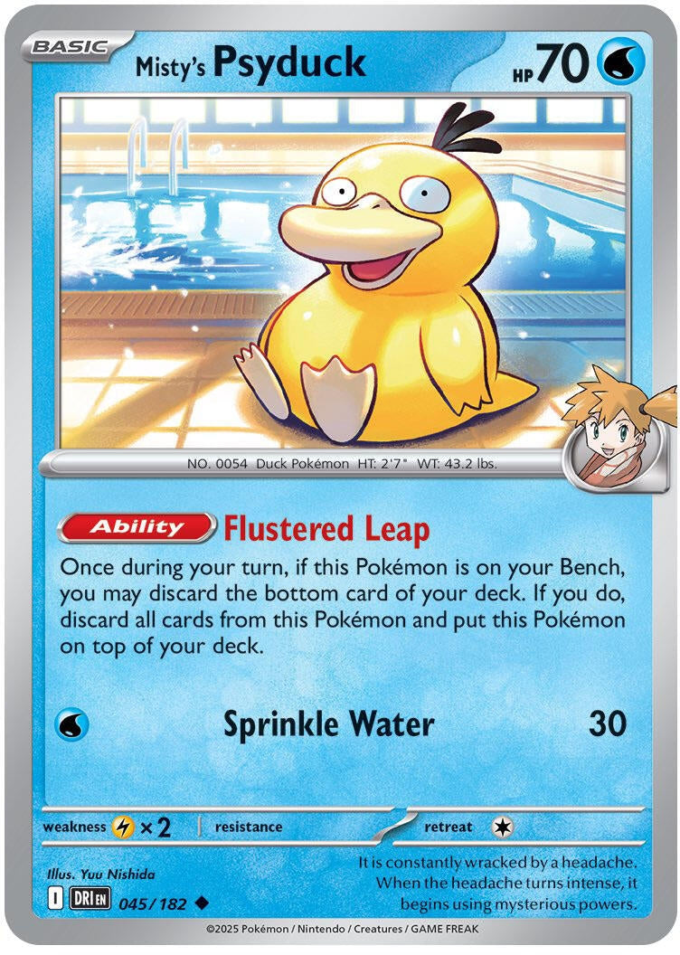 Image for Misty's Psyduck (045/182) (DRI) - Pokemon | Arkham Games and Comics