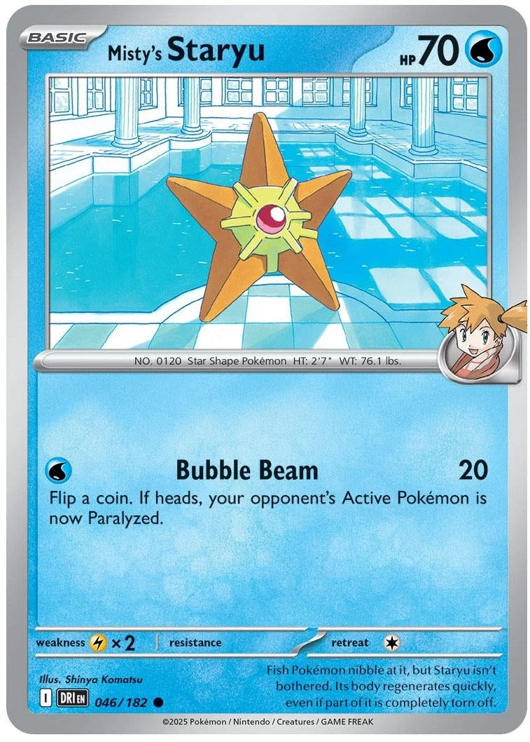 Image for Misty's Staryu (046/180) (DRI) - Pokemon | Arkham Games and Comics