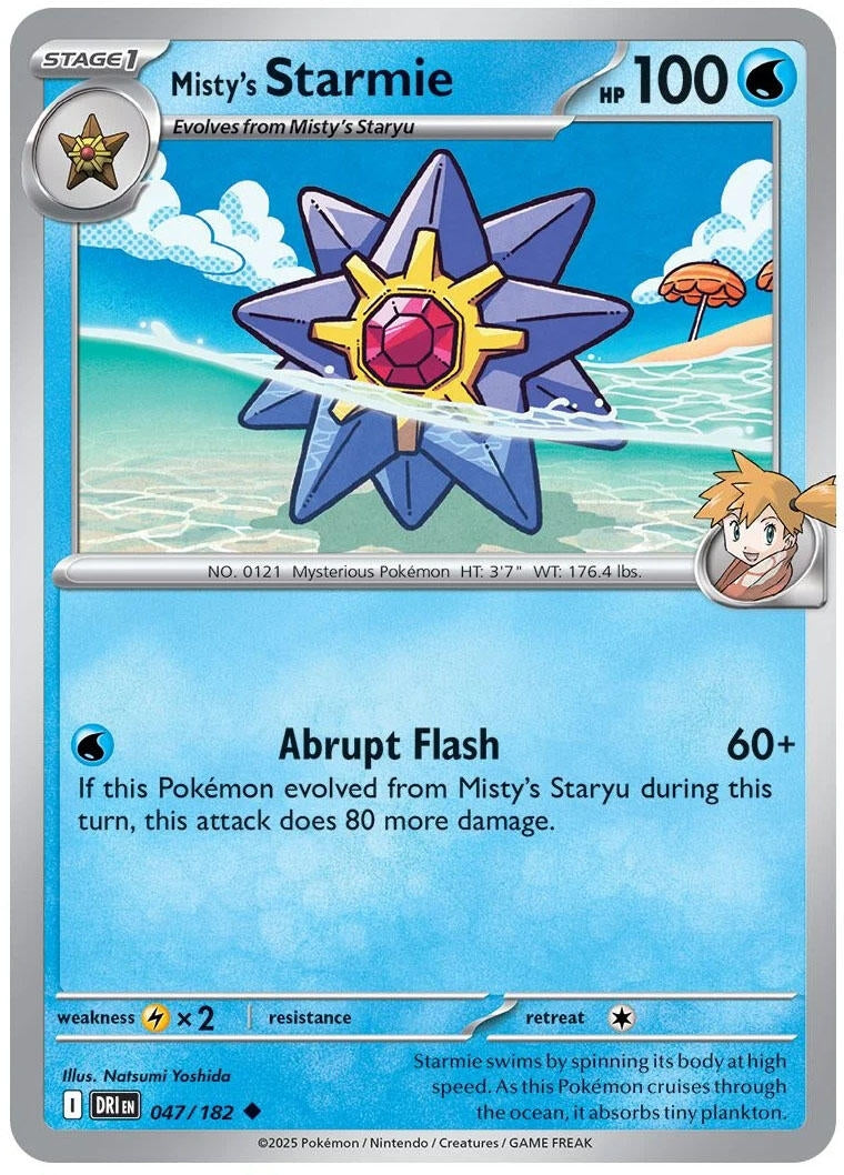 Image for Misty's Starmie (047/182) (DRI) - Pokemon | Arkham Games and Comics