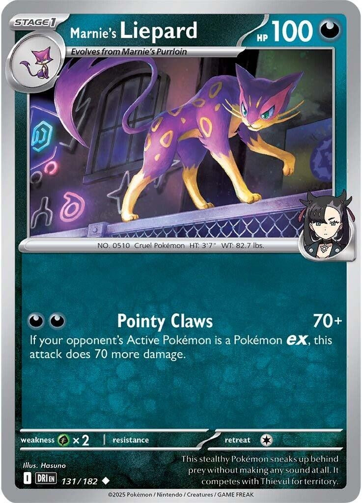 Image for Marnie's Liepard (131/182) (DRI) - Pokemon | Arkham Games and Comics
