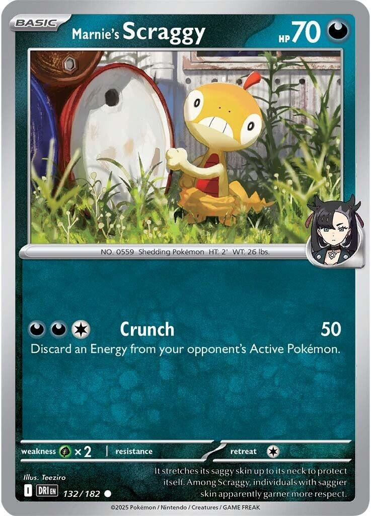 Image for Marnie's Scraggy (132/182) (DRI) - Pokemon | Arkham Games and Comics