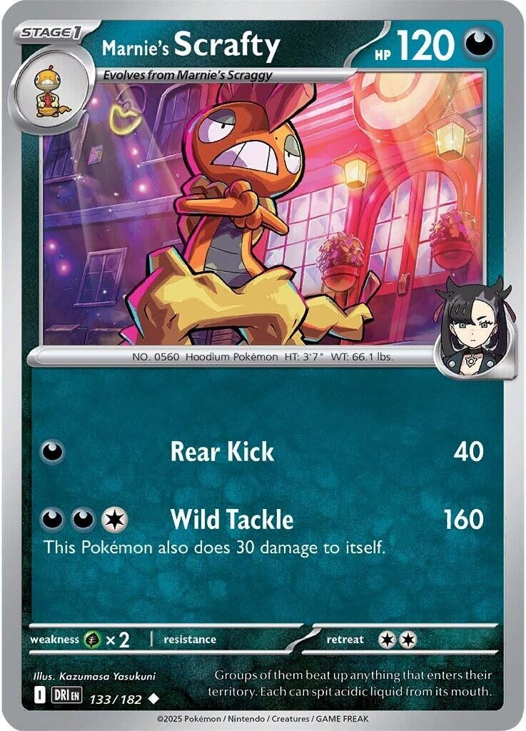 Image for Marnie's Scrafty (133/182) (DRI) - Pokemon | Arkham Games and Comics