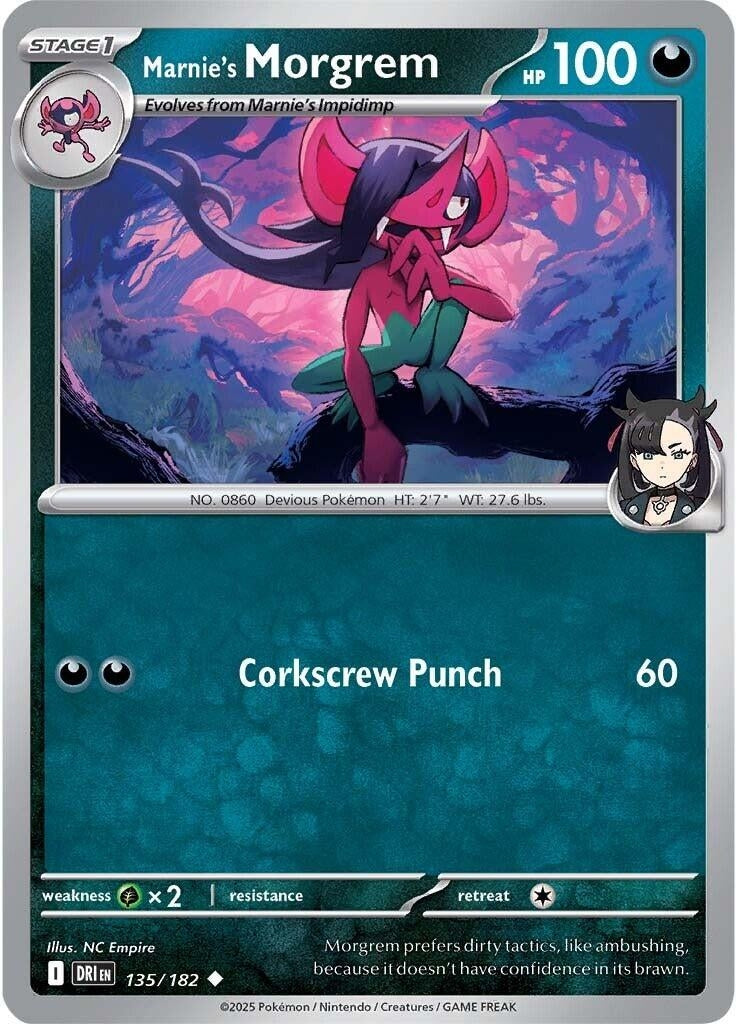 Image for Marnie's Morgrem (135/182) (DRI) - Pokemon | Arkham Games and Comics