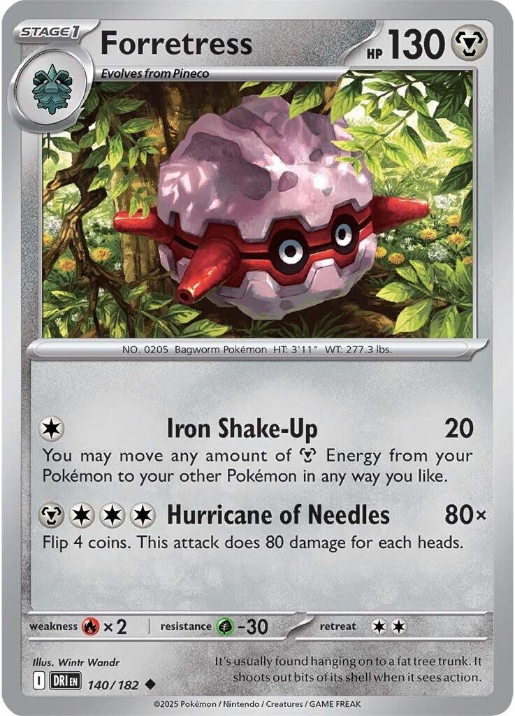 Image for Forretress (140/182) (DRI) - Pokemon | Arkham Games and Comics