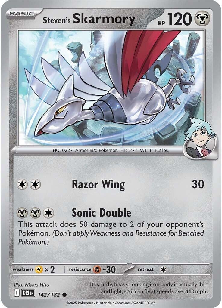 Image for Steven's Skarmory (142/182) (DRI) - Pokemon | Arkham Games and Comics