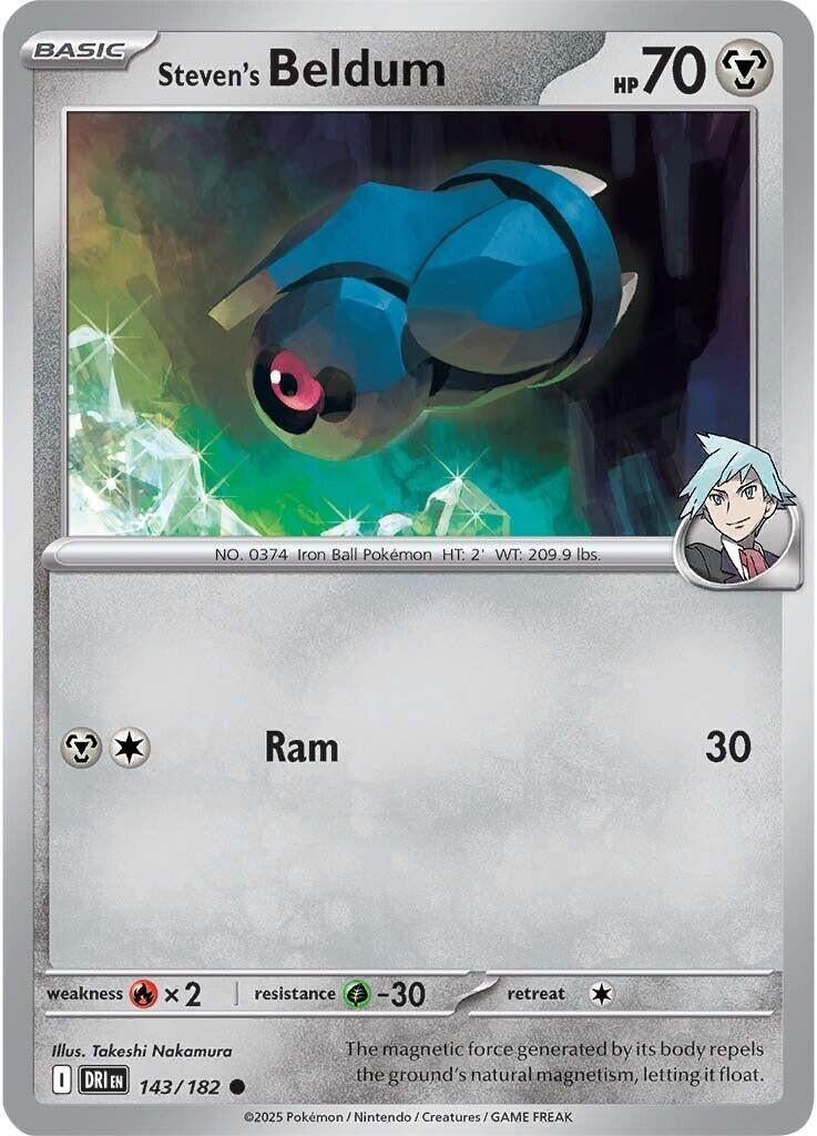 Image for Steven's Beldum (143/182) (DRI) - Pokemon | Arkham Games and Comics