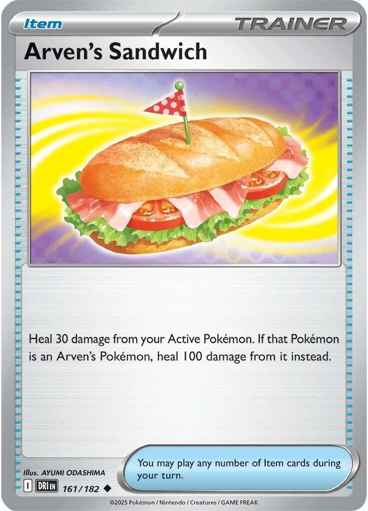 Image for Arven's Sandwich (161/182) (DRI) - Pokemon | Arkham Games and Comics