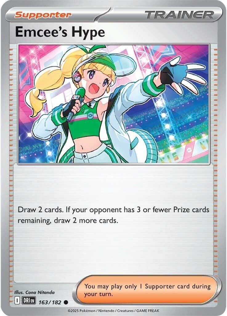 Image for Emcee's Hype (163/182) (DRI) - Pokemon | Arkham Games and Comics