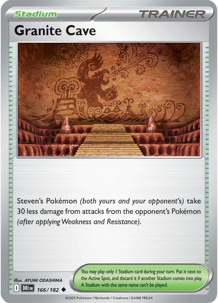 Image for Granite Cave (166/182) (DRI) - Pokemon | Arkham Games and Comics