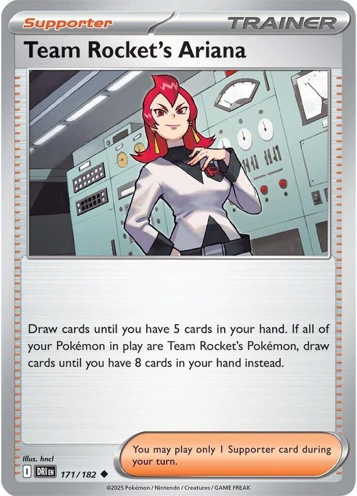 Image for Team Rocket's Ariana (171/182) (DRI) - Pokemon | Arkham Games and Comics