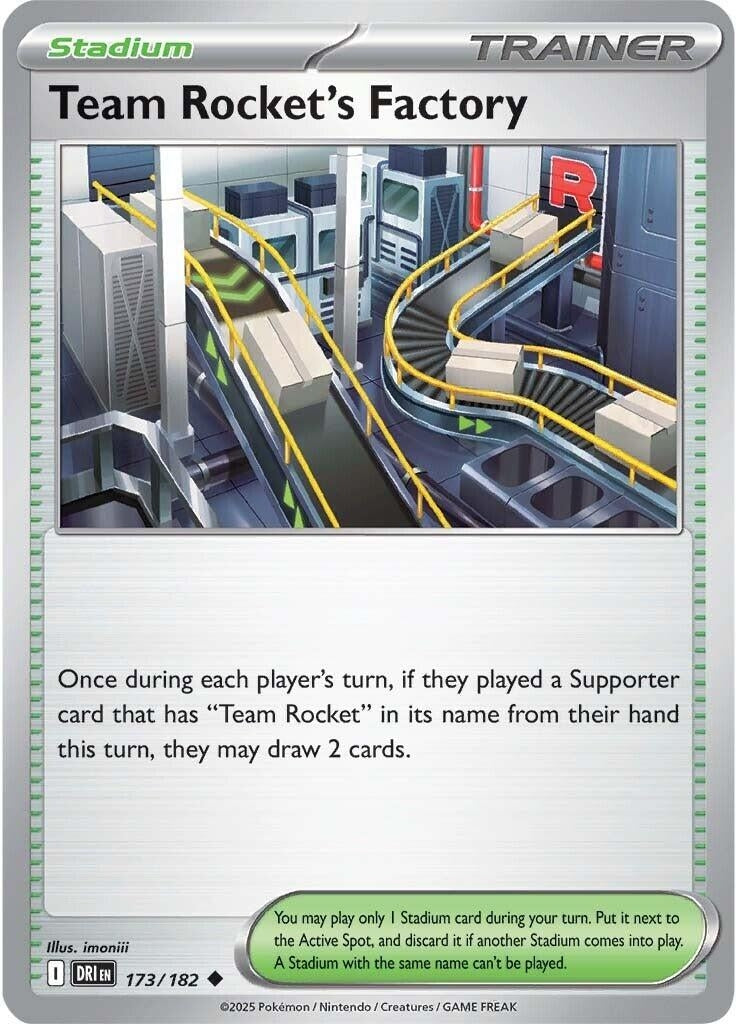Image for Team Rocket's Factory (173/182) (DRI) - Pokemon | Arkham Games and Comics