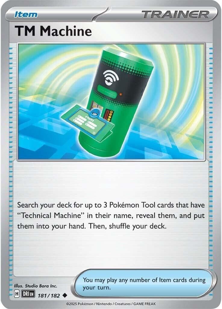 Image for TM Machine (181/182) (DRI) - Pokemon | Arkham Games and Comics
