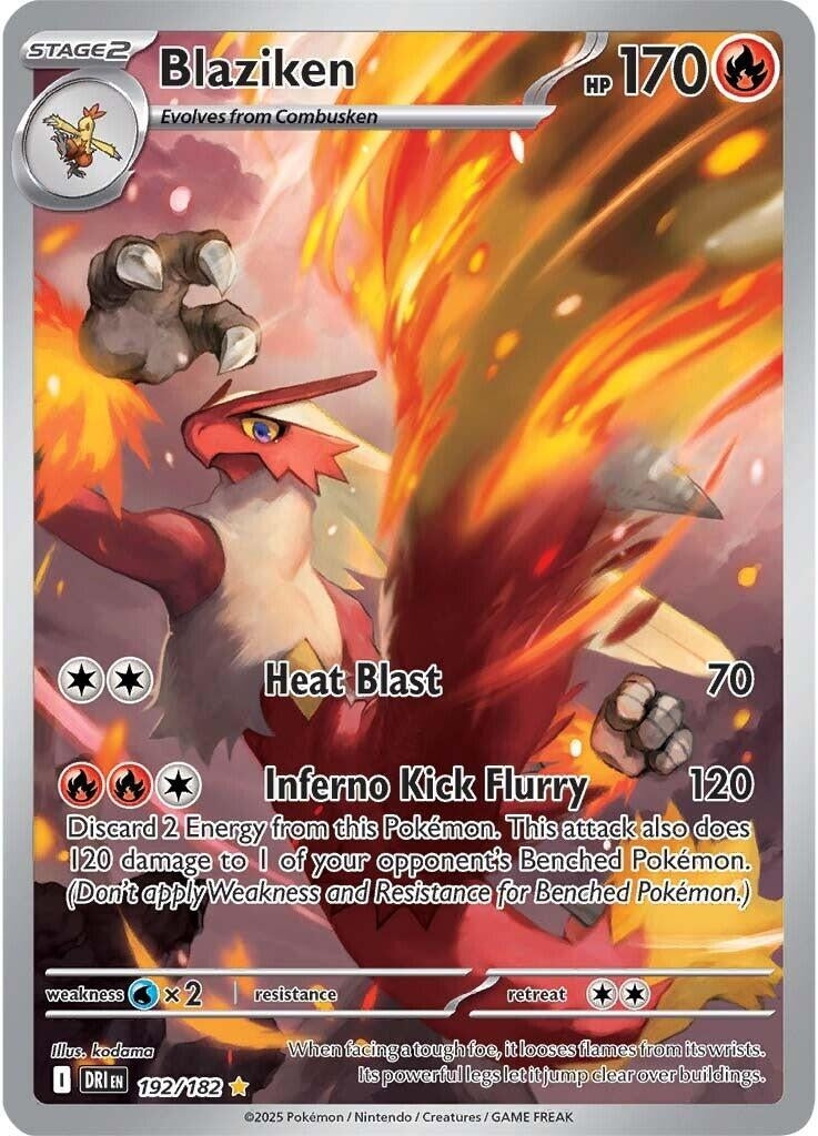 Image for Blaziken (192/182) (DRI) - Pokemon | Arkham Games and Comics