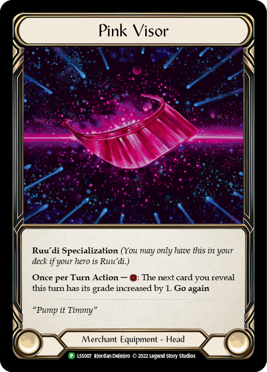 Pink Visor [LSS007] (Promo)  Cold Foil | Arkham Games and Comics