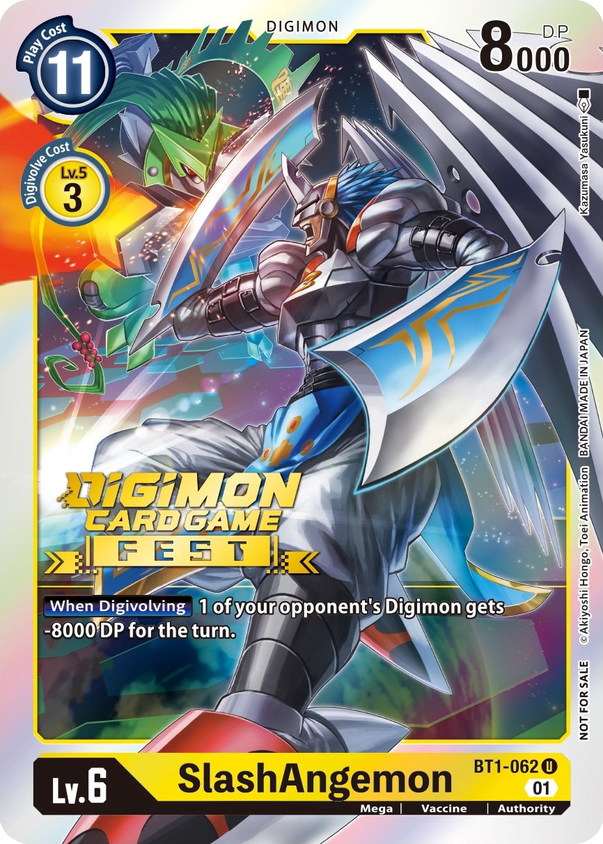 SlashAngemon [BT1-062] (Digimon Card Game Fest 2022) [Release Special Booster Promos] | Arkham Games and Comics