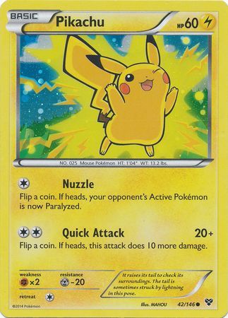 Pikachu (42/146) (2014 Movie Promo) [Miscellaneous Cards] | Arkham Games and Comics