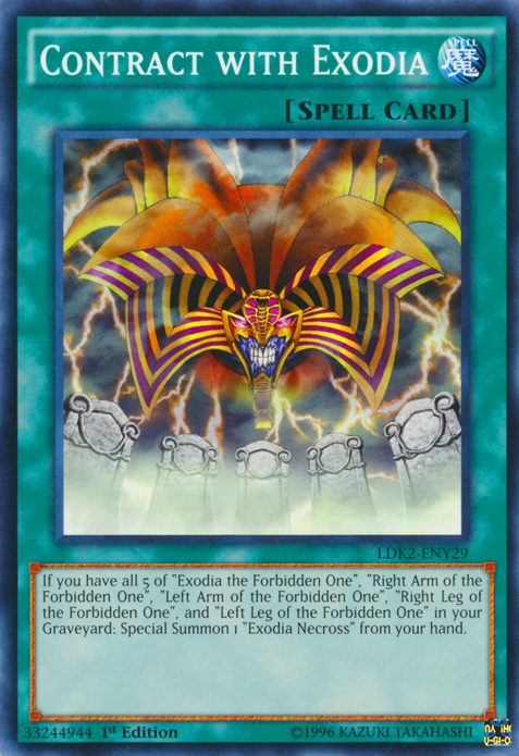 Contract with Exodia [LDK2-ENY29] Common | Arkham Games and Comics