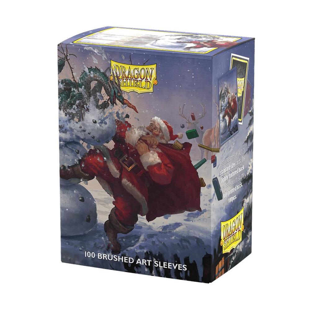 Dragon Shield Brushed Art Sleeves - Christmas 2025 (100-pack) - Dragon Shield Card Sleeves | Arkham Games and Comics