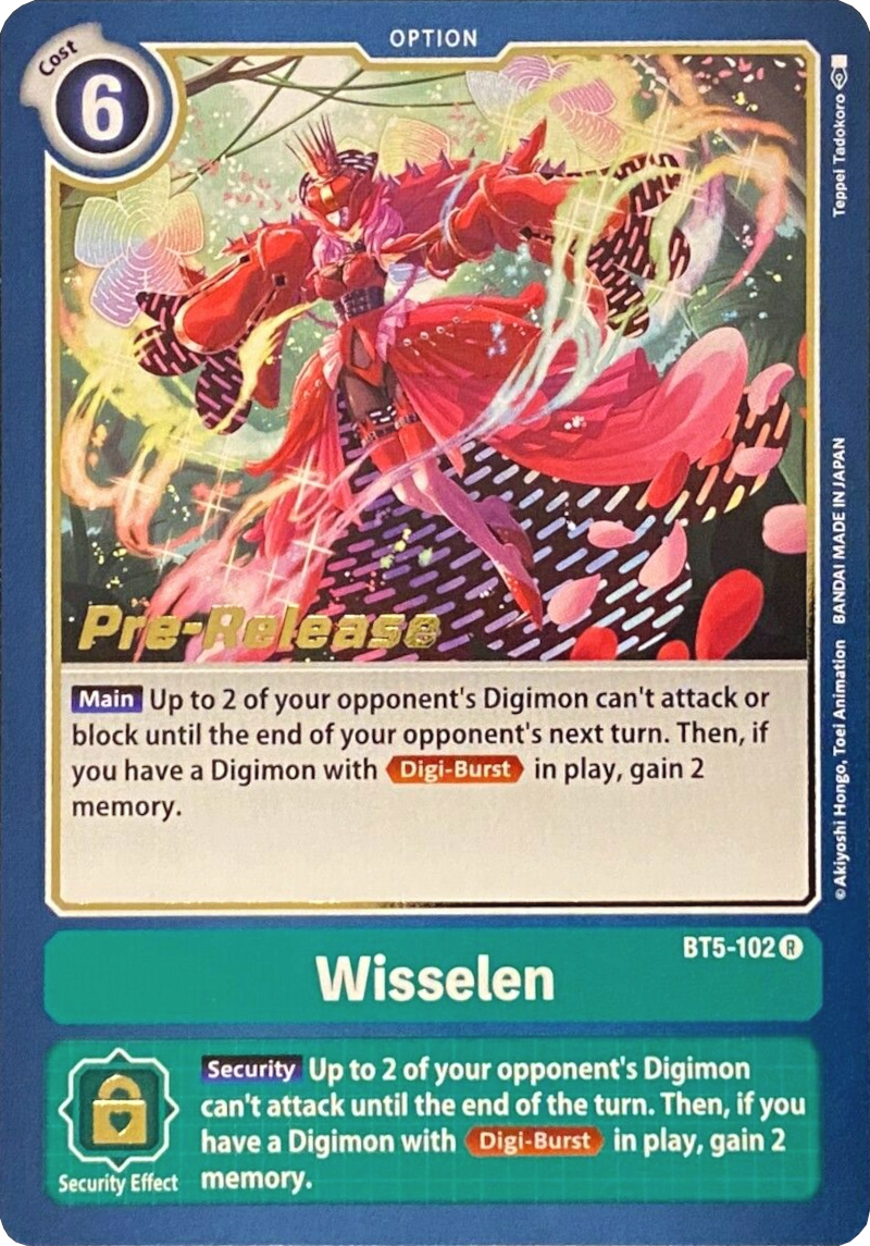 Wisselen [BT5-102] [Battle of Omni Pre-Release Promos] | Arkham Games and Comics