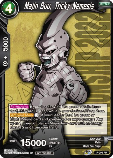 Majin Buu, Tricky Nemesis (P-398) [Promotion Cards] | Arkham Games and Comics