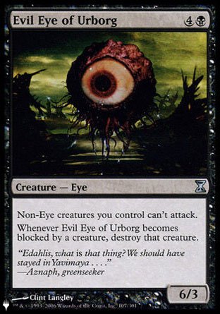 Evil Eye of Urborg [The List] | Arkham Games and Comics