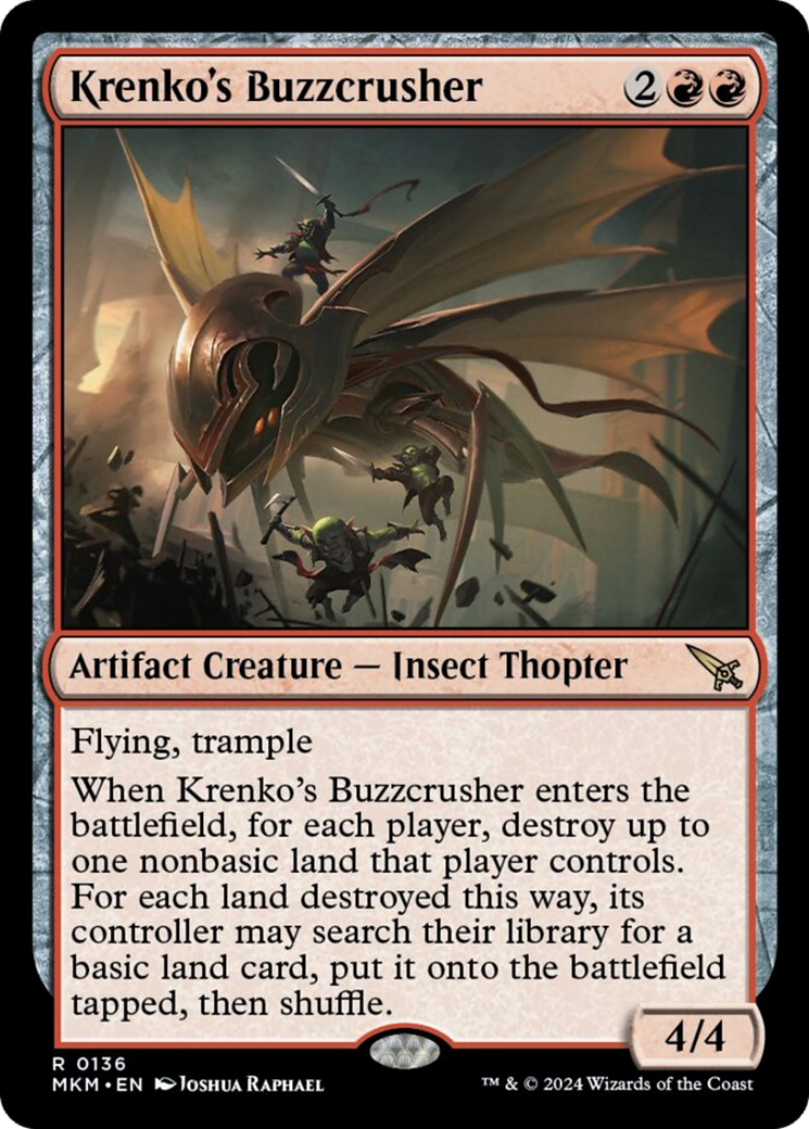 Krenko's Buzzcrusher [Murders at Karlov Manor] | Arkham Games and Comics