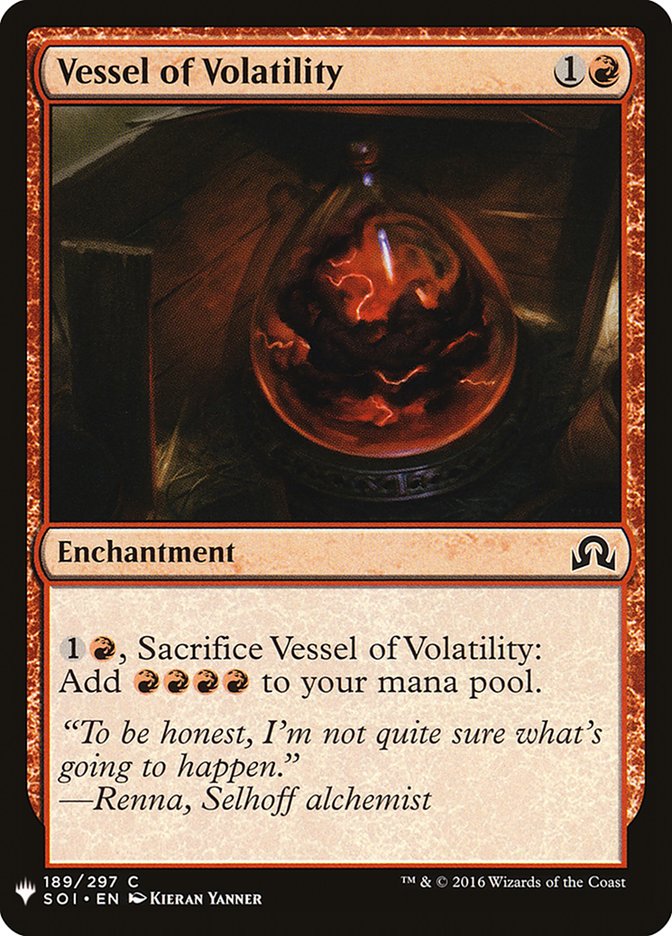 Vessel of Volatility [Mystery Booster] | Arkham Games and Comics