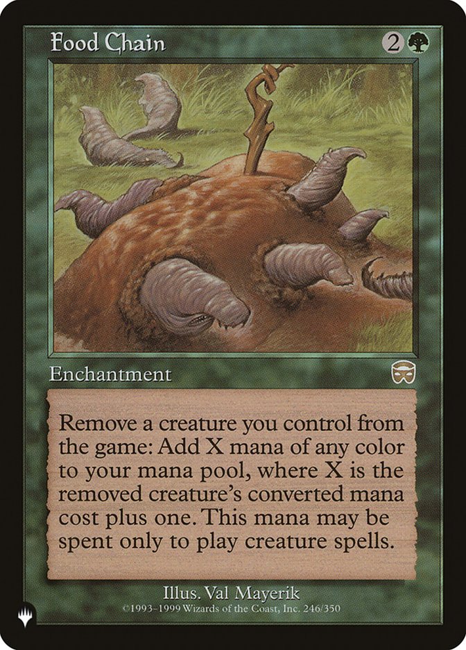 Food Chain [The List] | Arkham Games and Comics