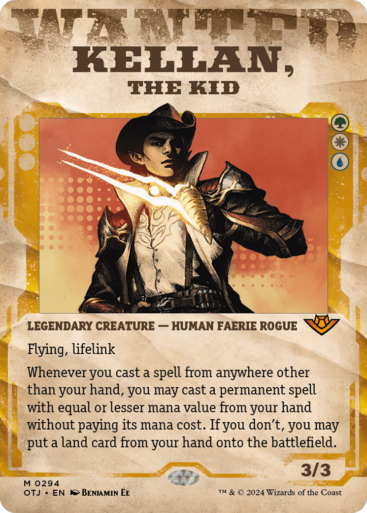 Kellan, the Kid (Showcase) [Outlaws of Thunder Junction] | Arkham Games and Comics