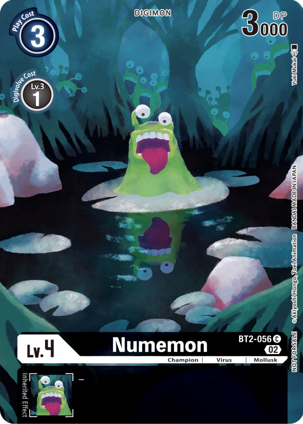 Numemon [BT2-056] (Digimon Illustration Competition Promotion Pack) [Release Special Booster Promos] | Arkham Games and Comics