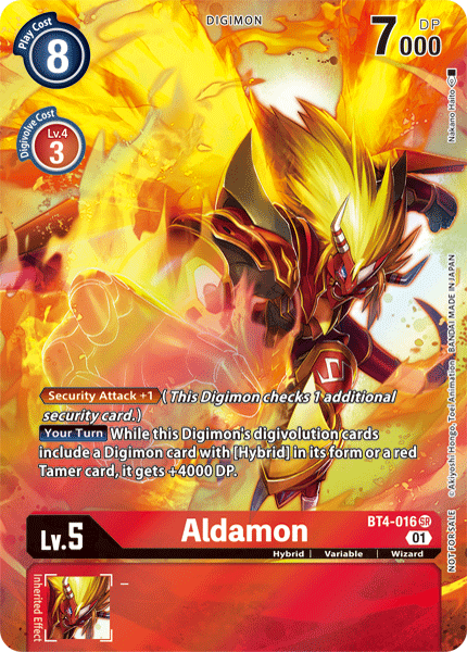 Aldamon [BT4-016] (1-Year Anniversary Box Topper) [Promotional Cards] | Arkham Games and Comics