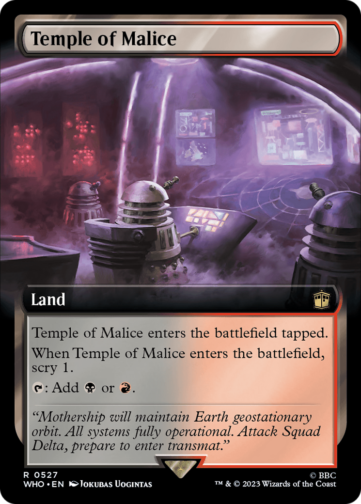 Temple of Malice (Extended Art) [Doctor Who] | Arkham Games and Comics