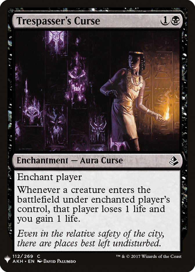 Trespasser's Curse [Mystery Booster] | Arkham Games and Comics