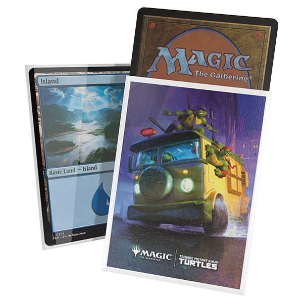Card Sleeves: MTG Art Sleeves- Teenage Mutant Ninja Turtles- Turtle Van | Arkham Games and Comics