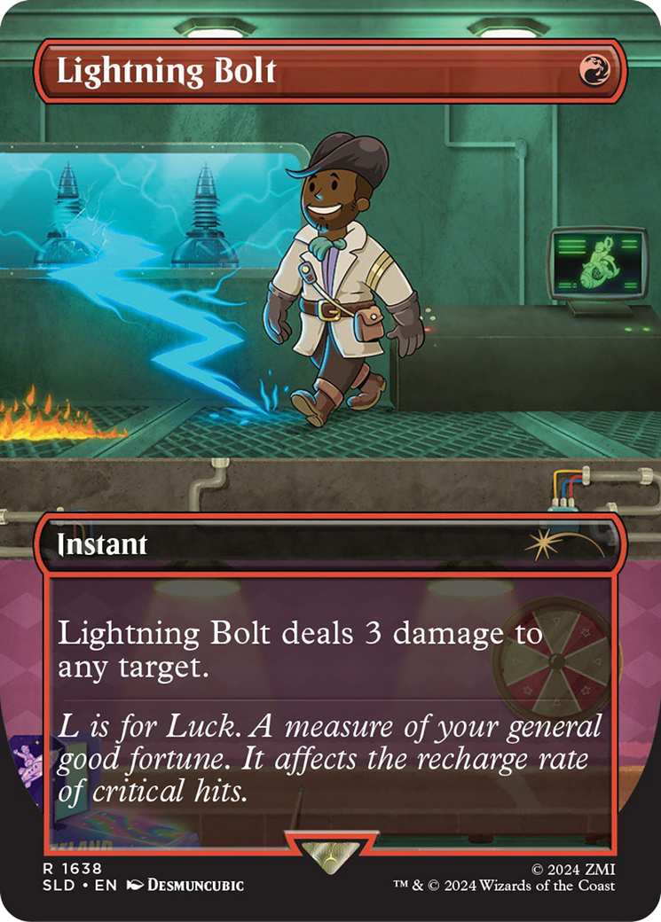 Lightning Bolt (1638) (Rainbow Foil) [Secret Lair Drop Series] | Arkham Games and Comics