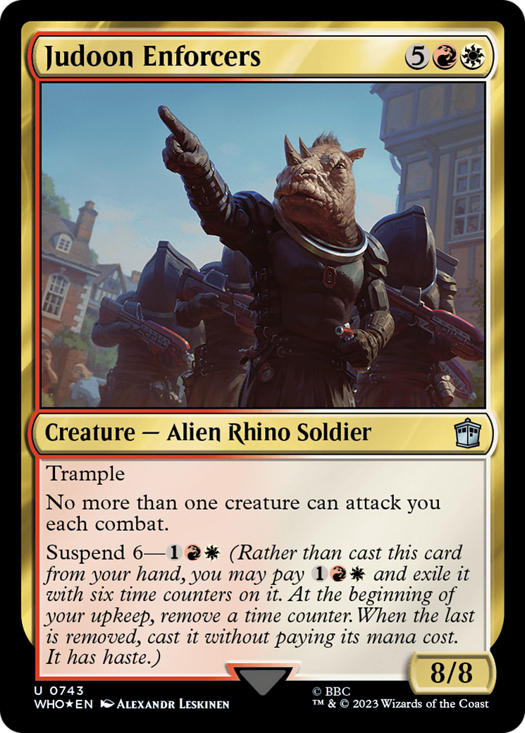 Judoon Enforcers (Surge Foil) [Doctor Who] | Arkham Games and Comics