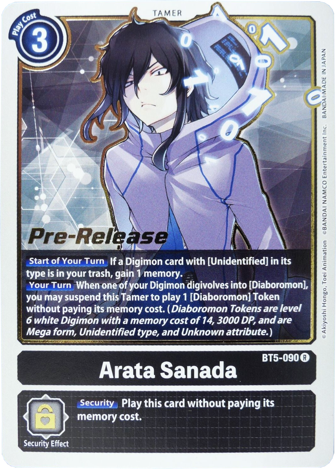 Arata Sanada [BT5-090] [Battle of Omni Pre-Release Promos] | Arkham Games and Comics