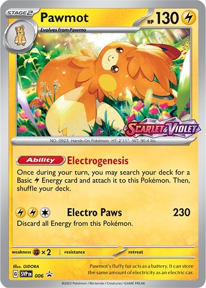 Pawmot (006) [Scarlet & Violet: Black Star Promos] | Arkham Games and Comics