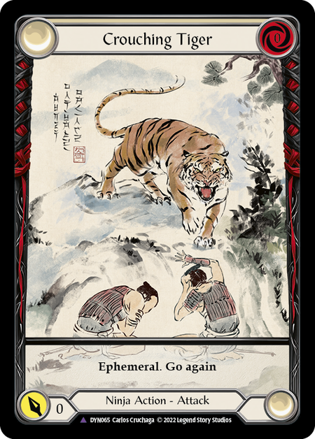 Crouching Tiger (Marvel) [DYN065] (Dynasty)  Cold Foil | Arkham Games and Comics