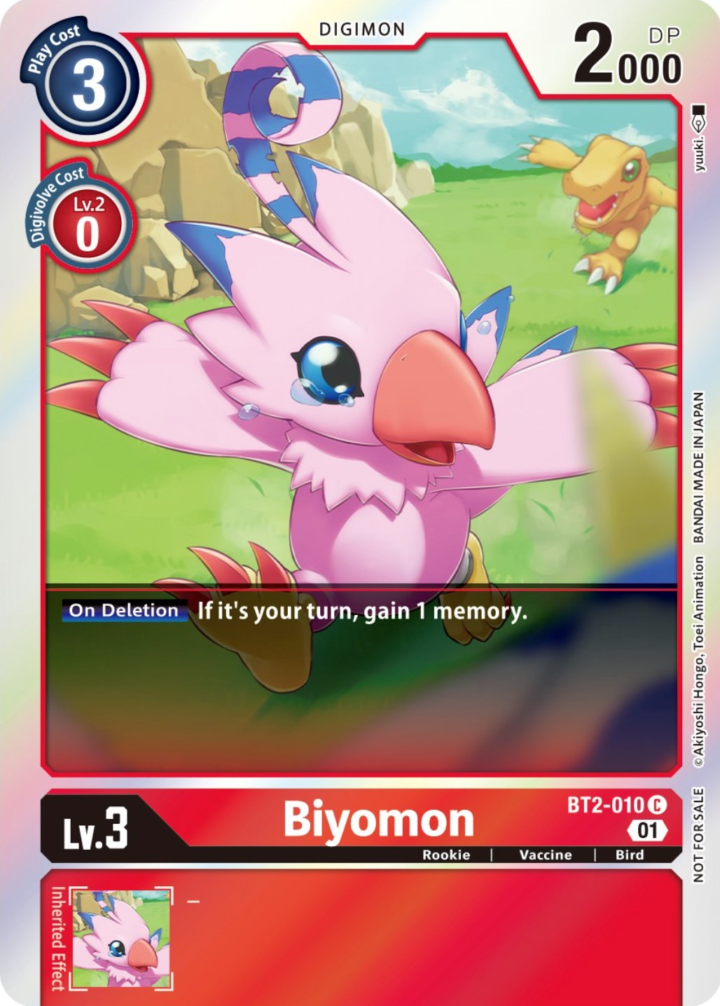Biyomon [BT2-010] (ST-11 Special Entry Pack) [Release Special Booster Promos] | Arkham Games and Comics