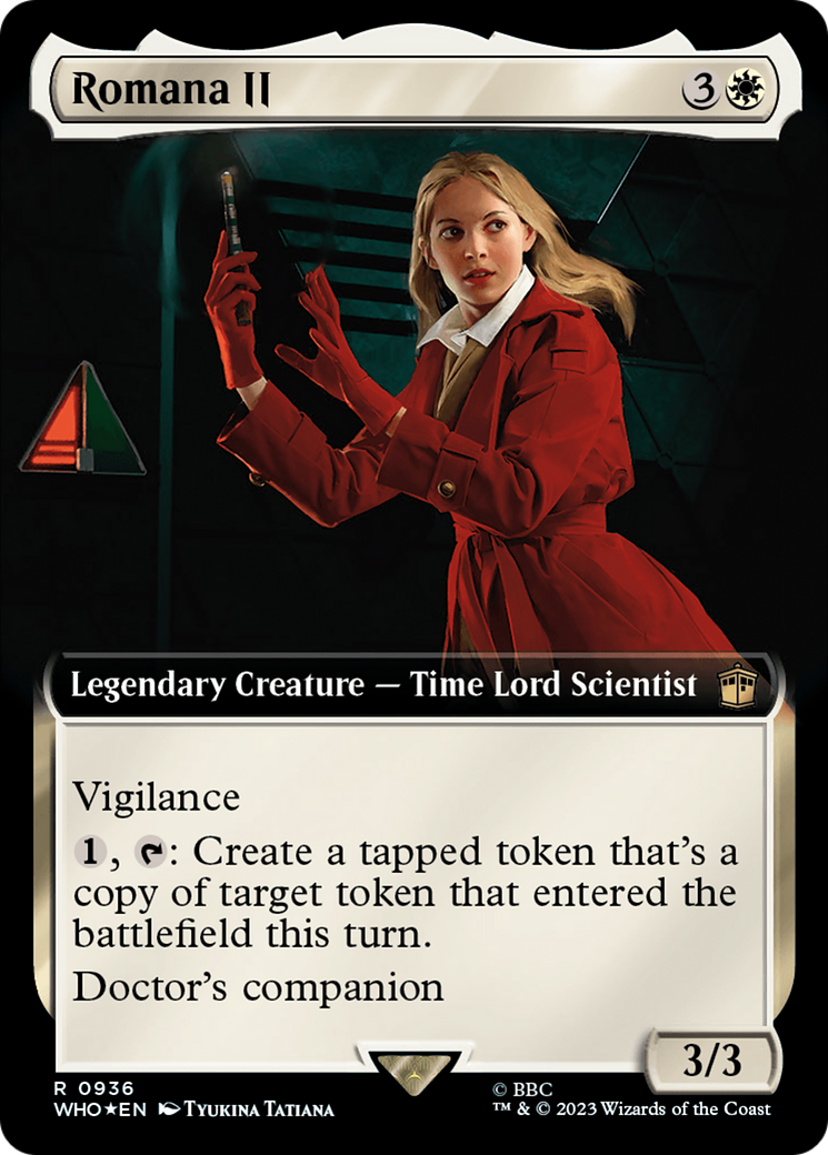 Romana II (Extended Art) (Surge Foil) [Doctor Who] | Arkham Games and Comics