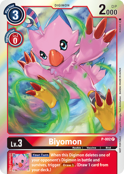 Biyomon [P-002] [Promotional Cards] | Arkham Games and Comics