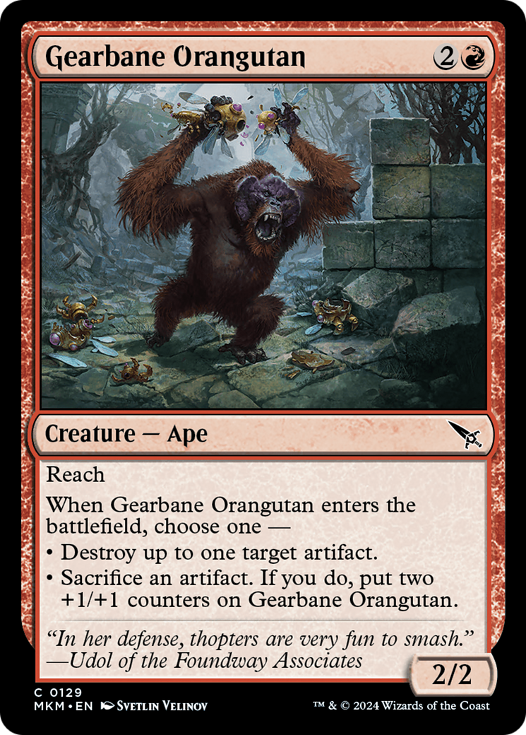 Gearbane Orangutan [Murders at Karlov Manor] | Arkham Games and Comics