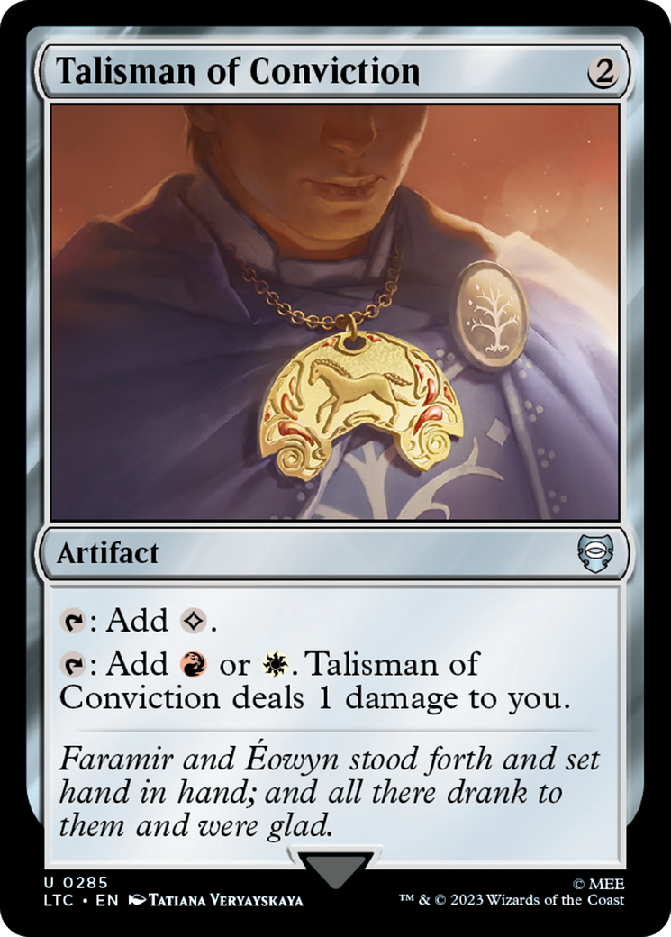 Talisman of Conviction [The Lord of the Rings: Tales of Middle-Earth Commander] | Arkham Games and Comics