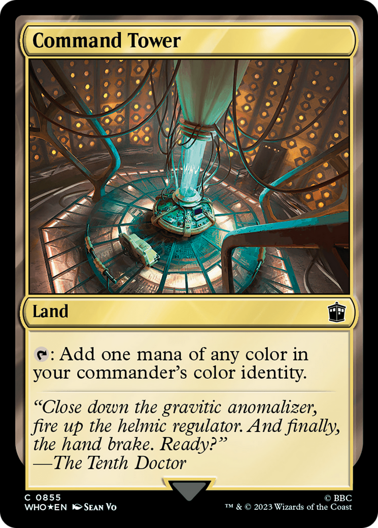 Command Tower (0855)(Surge Foil) [Doctor Who] | Arkham Games and Comics