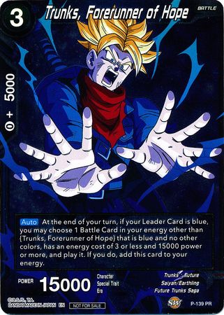 Trunks, Forerunner of Hope (P-139) [Promotion Cards] | Arkham Games and Comics