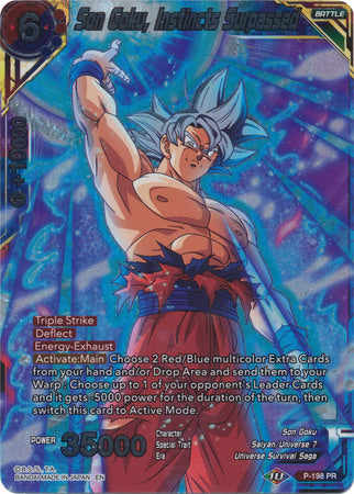 Son Goku, Instincts Surpassed (P-198) [Promotion Cards] | Arkham Games and Comics