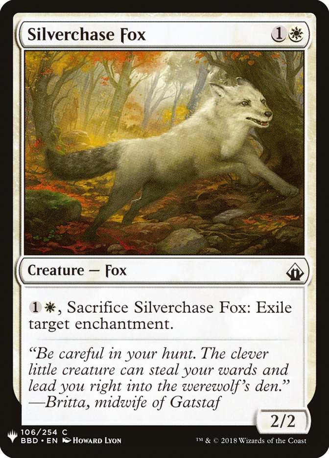 Silverchase Fox [Mystery Booster] | Arkham Games and Comics